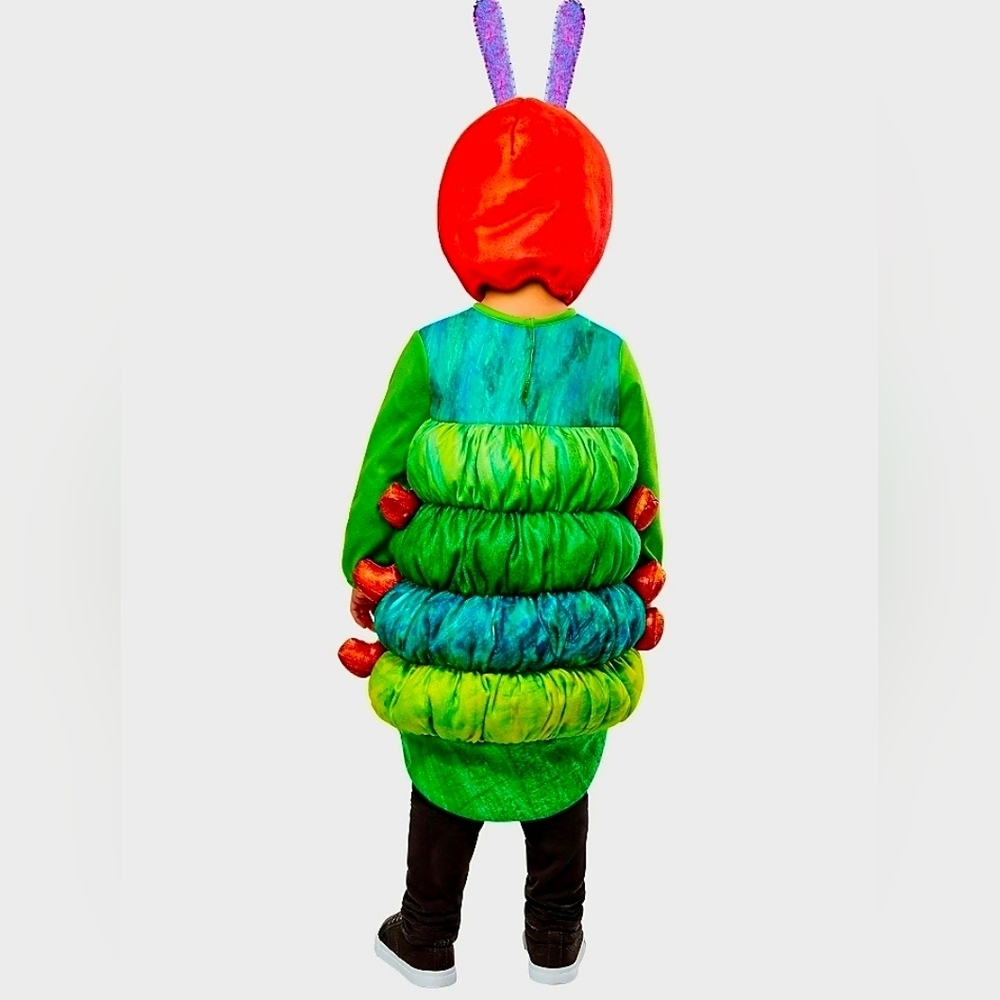 New the Very Hungry Caterpillar Unisex Baby Halloween Costume Set, Tunic & Hat - Picture 3 of 8